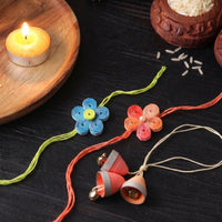 Handmade paper quilling rakhi