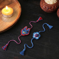 Upcycled rakhi by jan sandesh