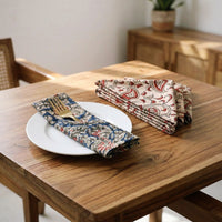 Handcrafted & plain napkins