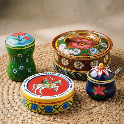 Aayaas handpainted metalware