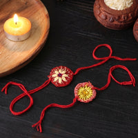 Upcycled weave rakhi by khamir