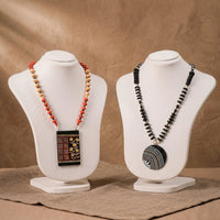 Miniature art necklaces