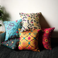 Phulkari embroidered cushion covers