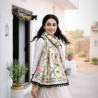 Phulkari embroidered stoles