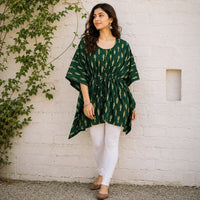 Pochampally ikat weave kaftans