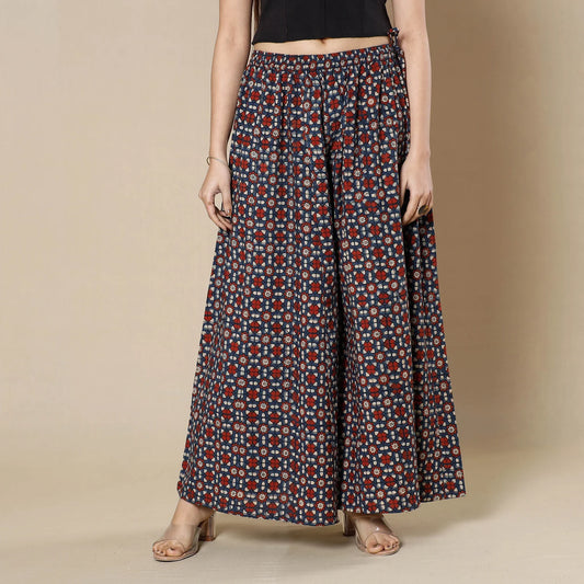 Ajrakh Block Printed Pants & Palazzo