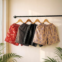 Sanganeri printed shorts