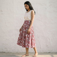 Sanganeri printed skirts