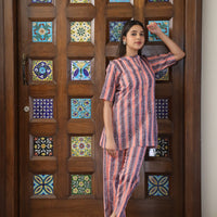 Sanganeri Block Printing Night Suit Sets