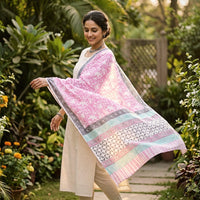 Sanganeri printed dupattas of rajasthan