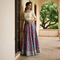 Sanganeri Block Printed Skirts