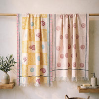 Sanganeri printed towels