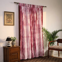 Shibori tye-dye curtains