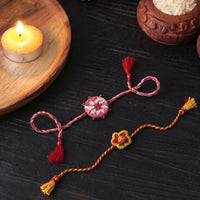 Thread work rakhi
