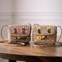 Water hyacinth sling bags