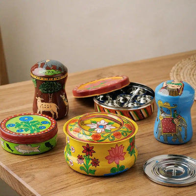 Aayaas handpainted metalware