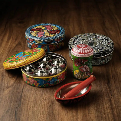 Aayaas handpainted metalware