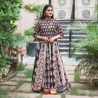 Bagh printing skirts