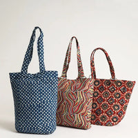Bagru prints shoulder bags
