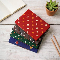 Bandhani cover notebooks & diaries