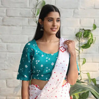 Bandhani tie-dye blouse pieces