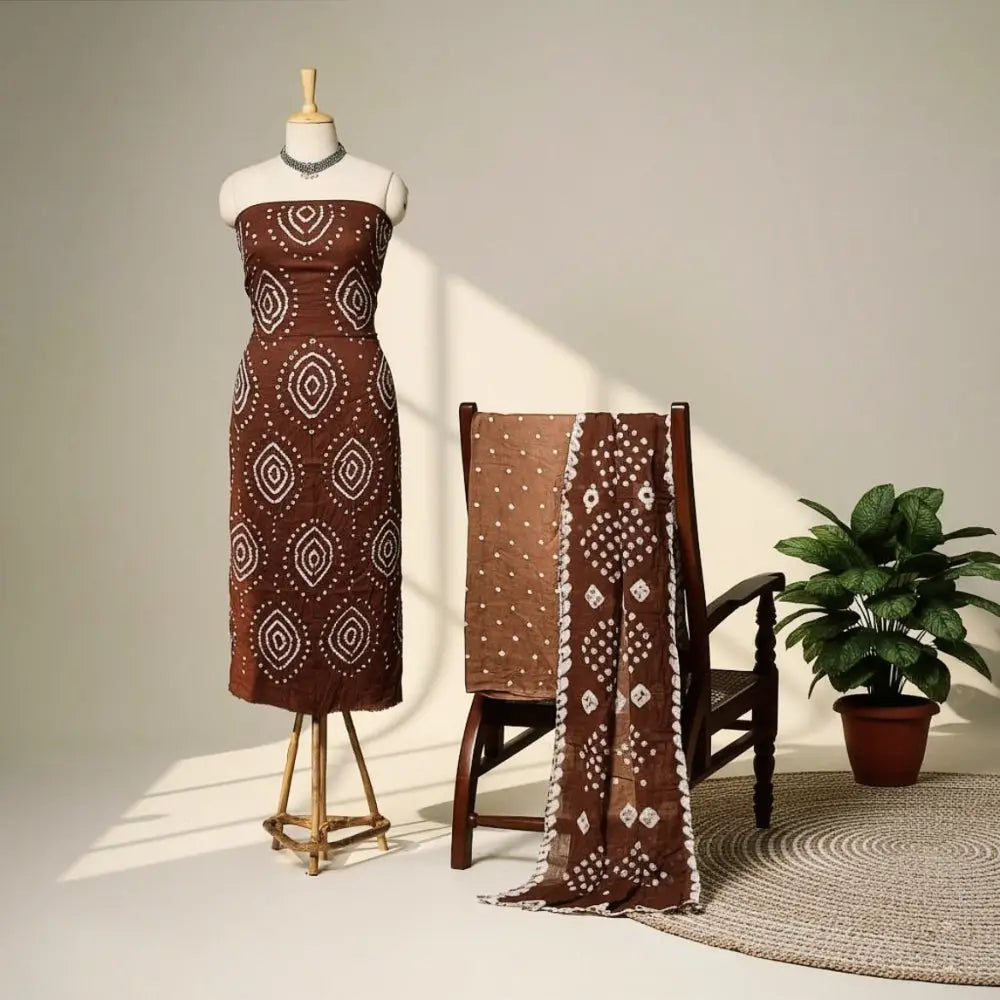 Bandhani tie-dye dress materials