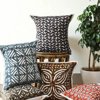 Barmer applique work cushion covers