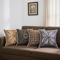 Barmer applique work cushion covers