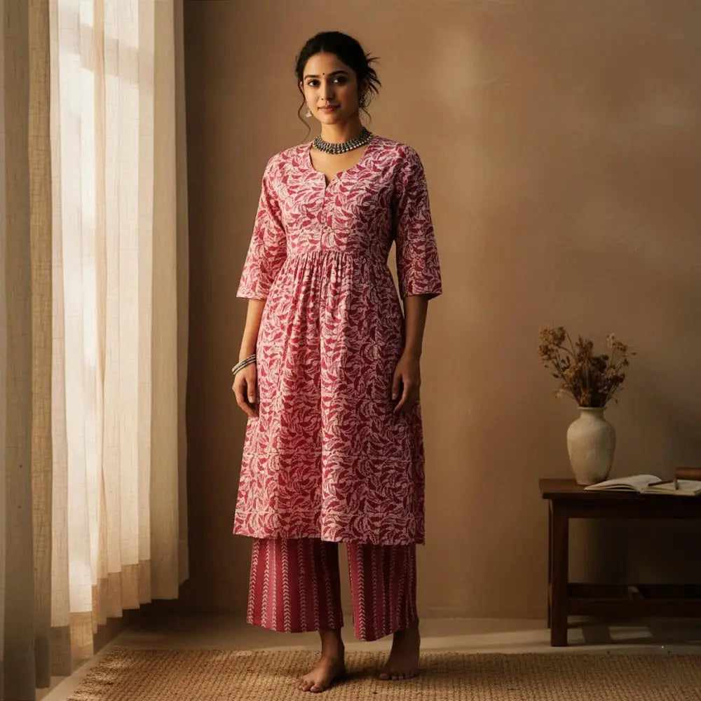 Batik printed stitched suits