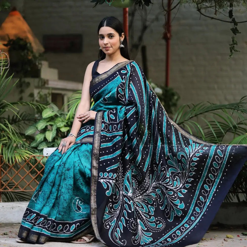 Batik prints sarees