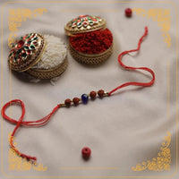 Beadwork rakhis by divine guidance creations