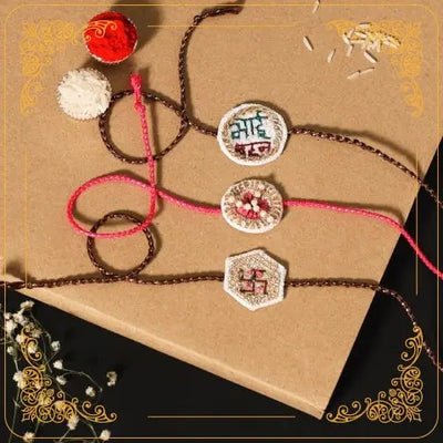 Beautiful rakhi from kalaai crafts