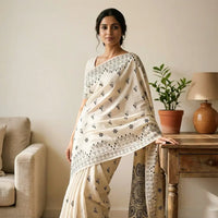 Bengal kantha embroidery sarees