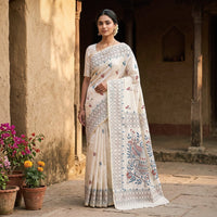 Bengal kantha embroidery sarees