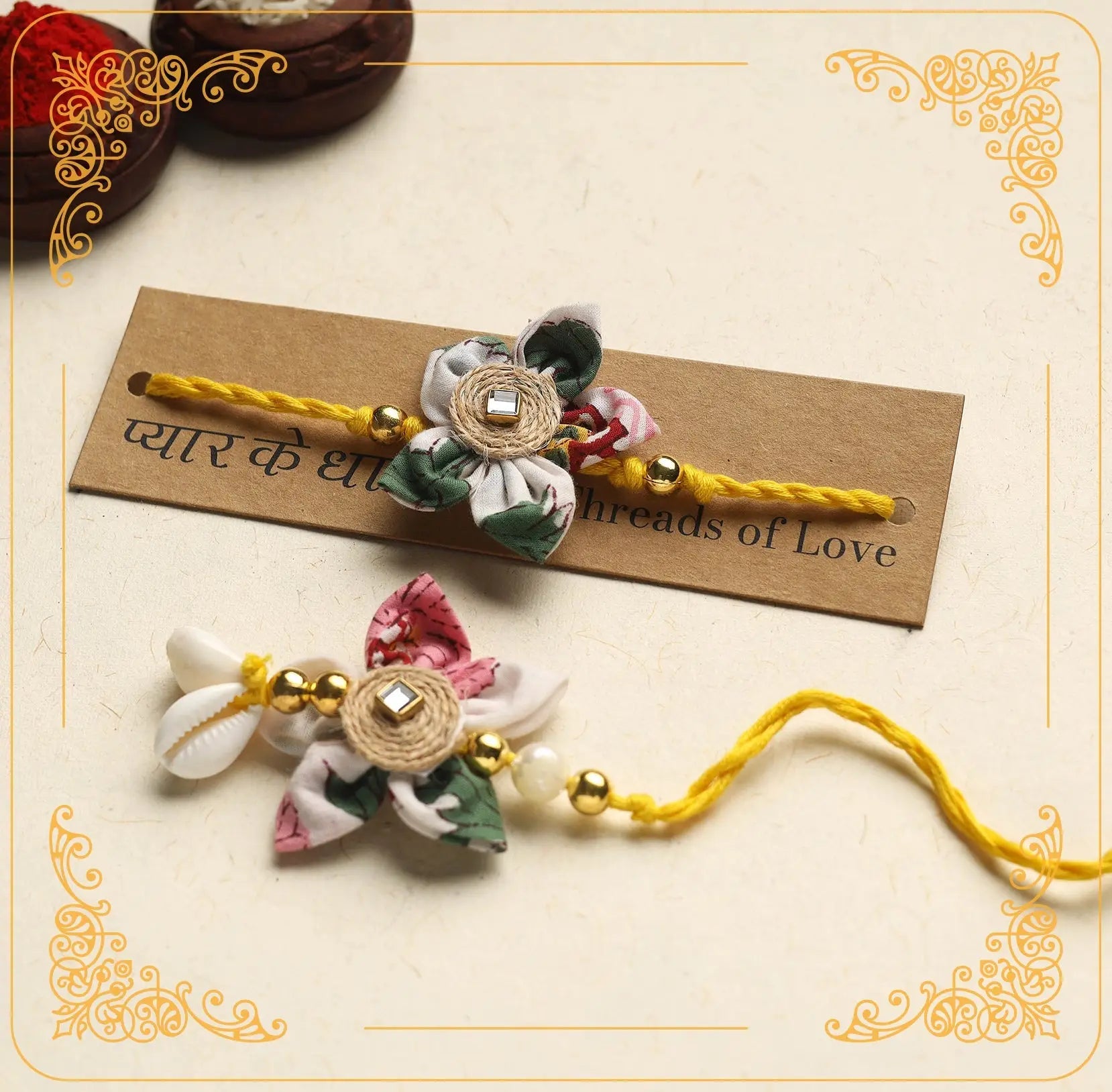 Bhaiya Bhabhi Rakhi Sets – Designer Rakhi for Couples | iTokri