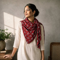 Handloom & handblock scarves