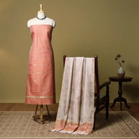 Chanderi silk dress materials