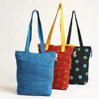 Chandi maati kantha work shoulder bags