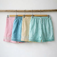 Chikankari shorts