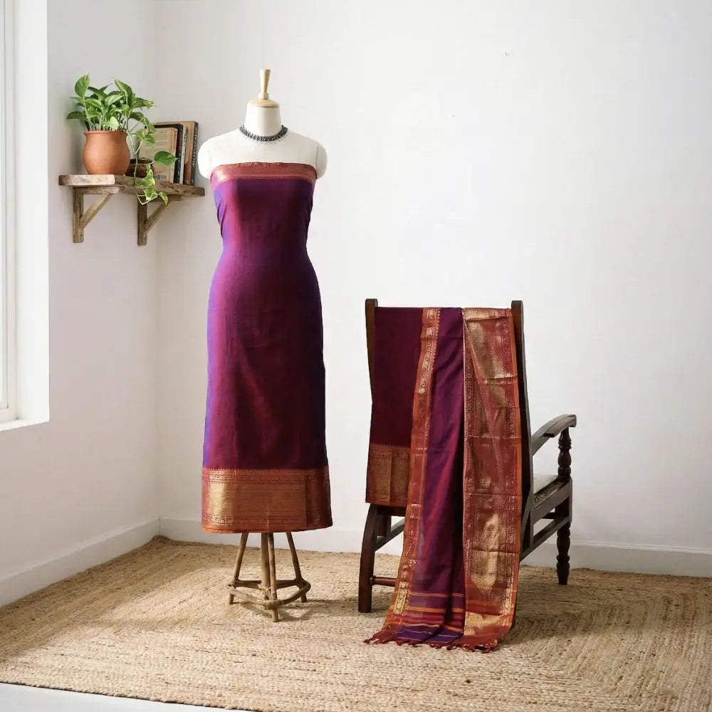 Dharwad handloom dress materials from karnataka