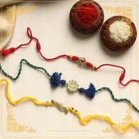 Dokra beads handmade rakhi