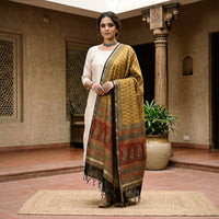 Bagh hand prints natural dyed dupattas of madhya pradesh
