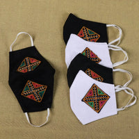 Embroidery face covers