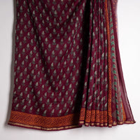 Hand printing sarees