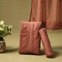 Hand embroidered dress materials