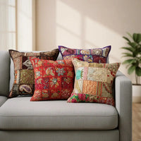 Hand embroidery cushion covers