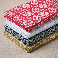 Hand printed batik fabrics from madhya pradesh & kutch