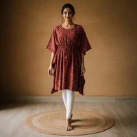 Hand printed kaftans