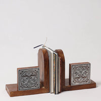 Handcarved wooden book stands
