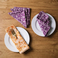Handcrafted & plain napkins